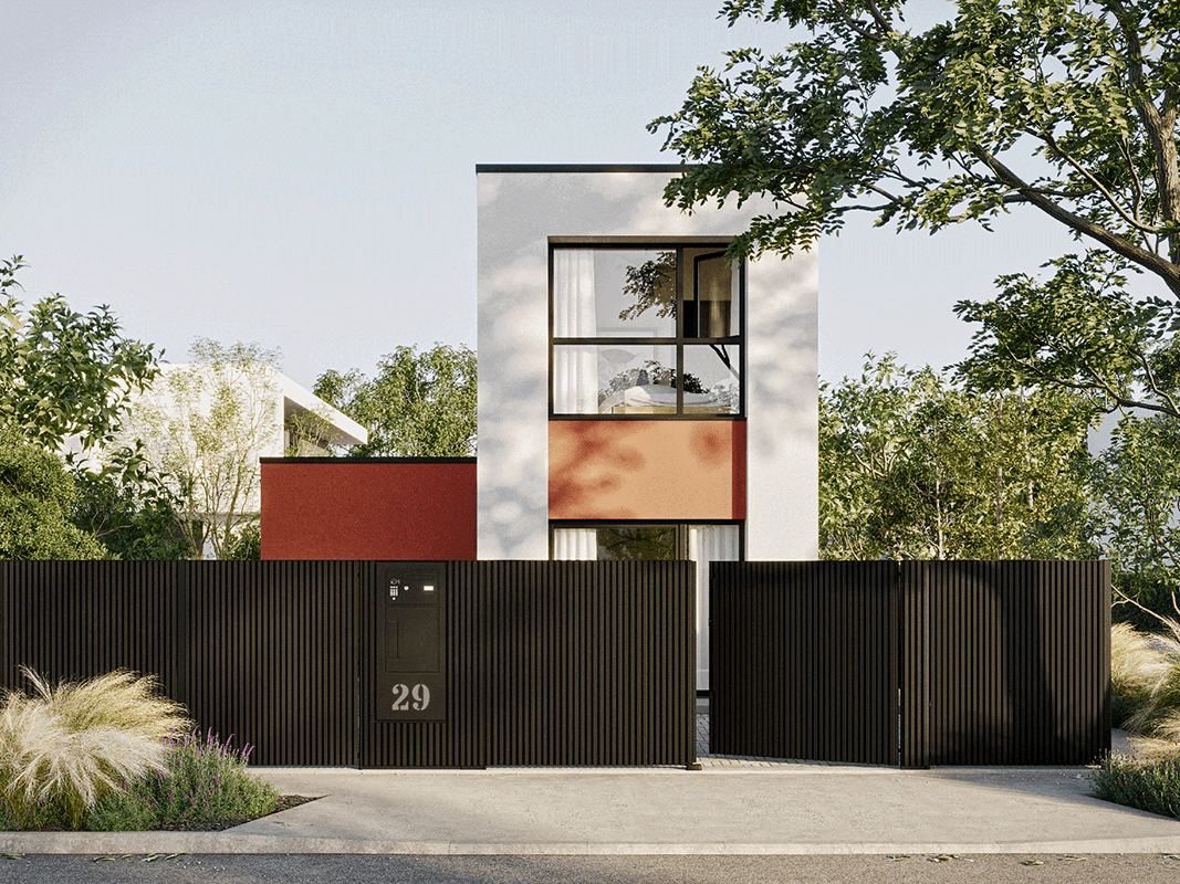 Portail design alu