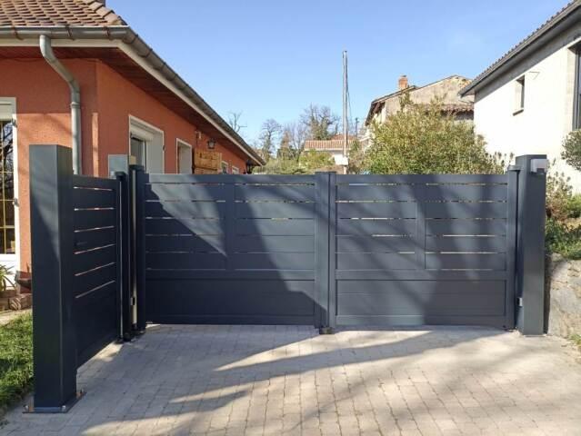 Portail aluminium