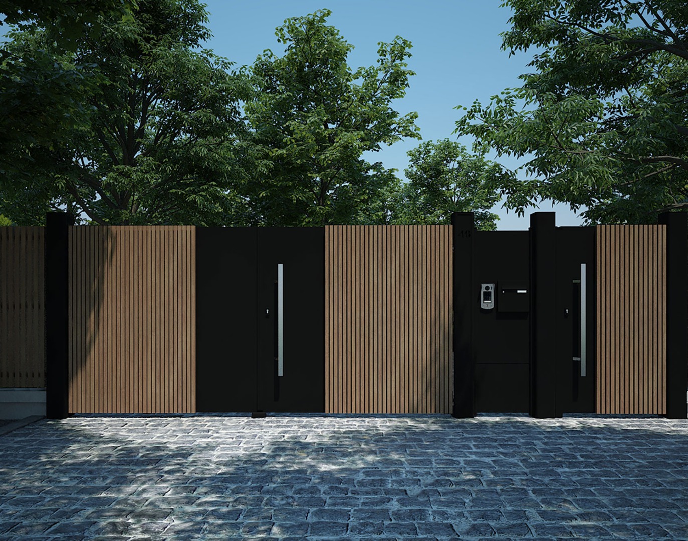 PORTAIL design alu
