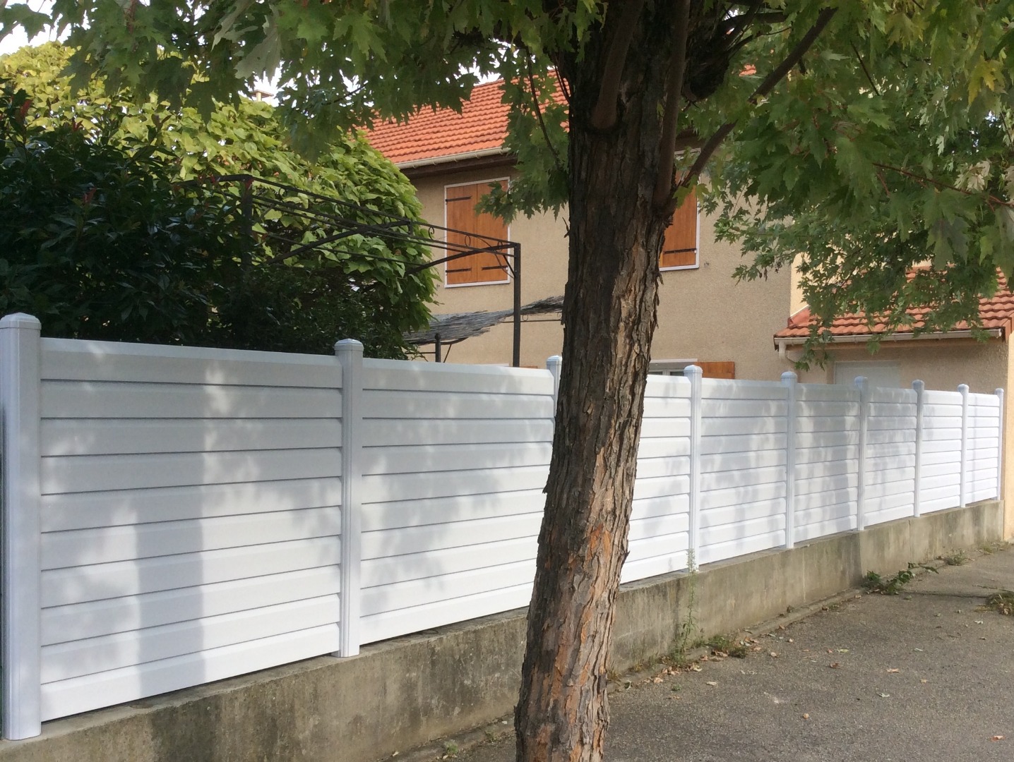 clôture PVC
